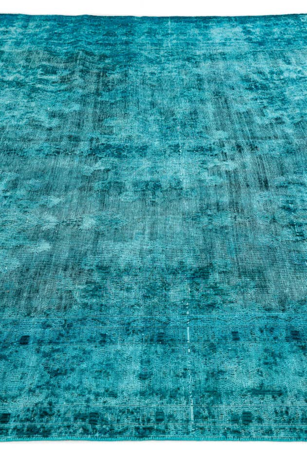 Detail image of 9' 2 x 12' 4 Hand Knotted Ultra Vintage Persian Wool Rug