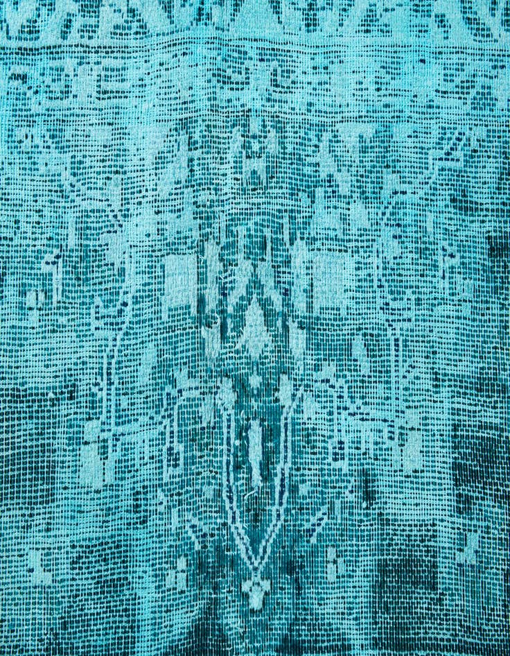 Detail image of 9' 2 x 12' 4  Hand Knotted Ultra Vintage Persian Wool Rug