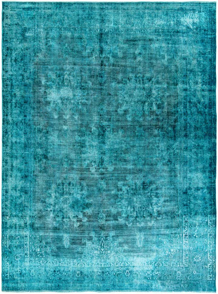 9' 2 x 12' 4 Hand Knotted Ultra Vintage Persian Wool Rug