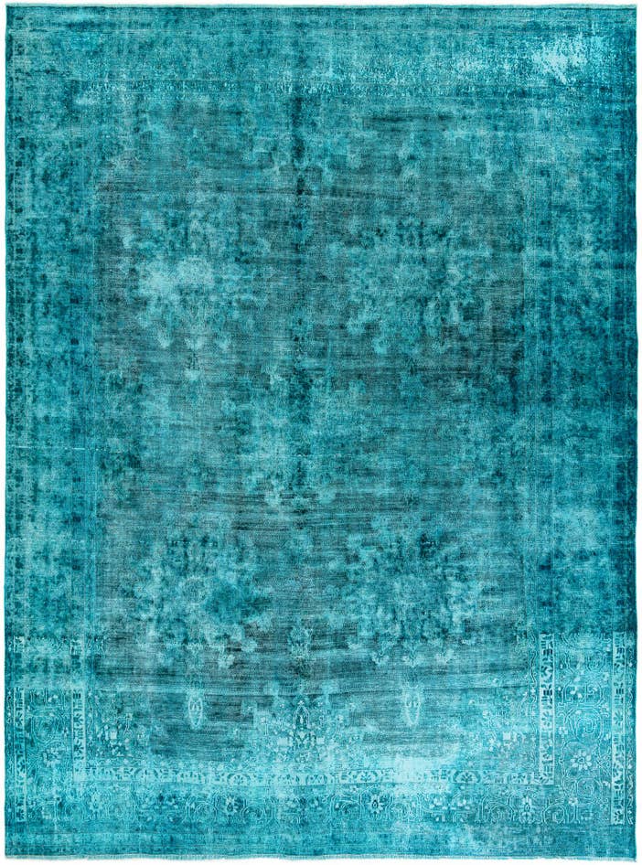 Detail image of 9' 2 x 12' 4 Hand Knotted Ultra Vintage Persian Wool Rug