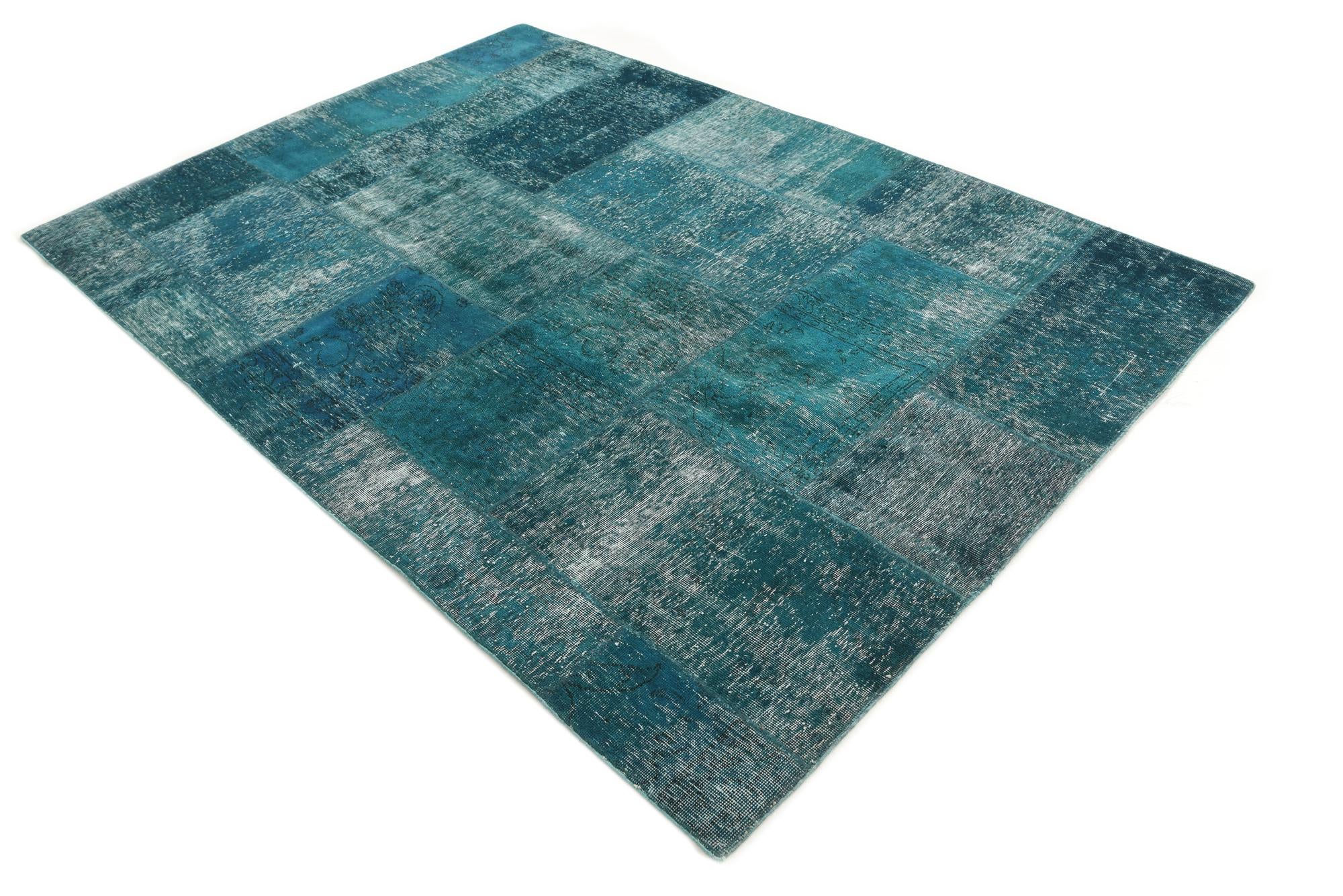 5' 10 x 8' 5 Hand Knotted Ultra Vintage Persian Wool Rug