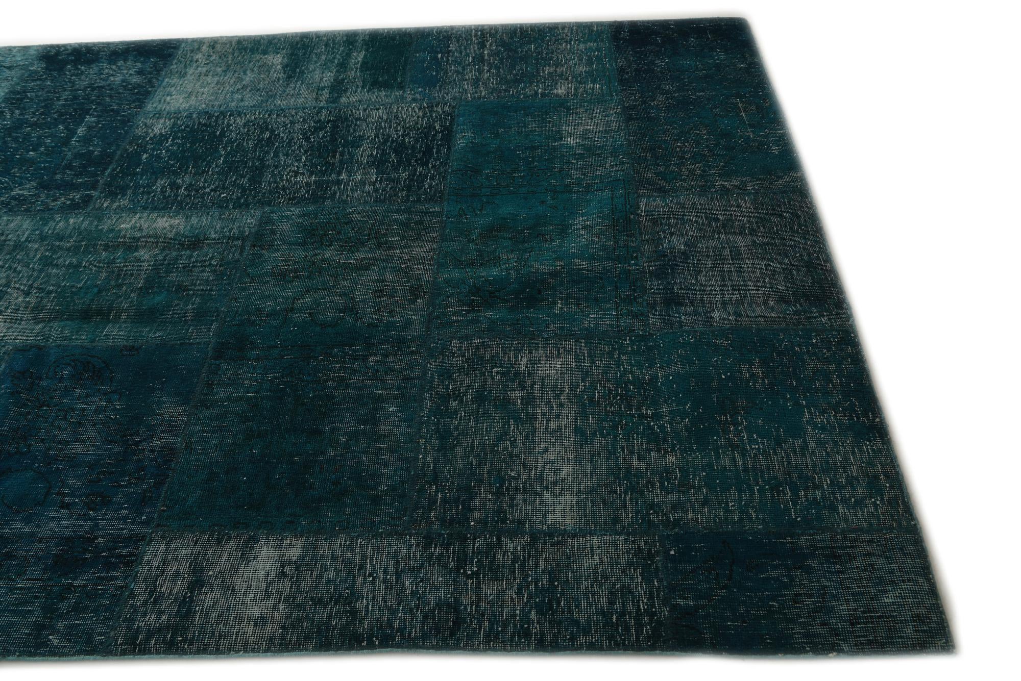 5' 10 x 8' 5 Hand Knotted Ultra Vintage Persian Wool Rug