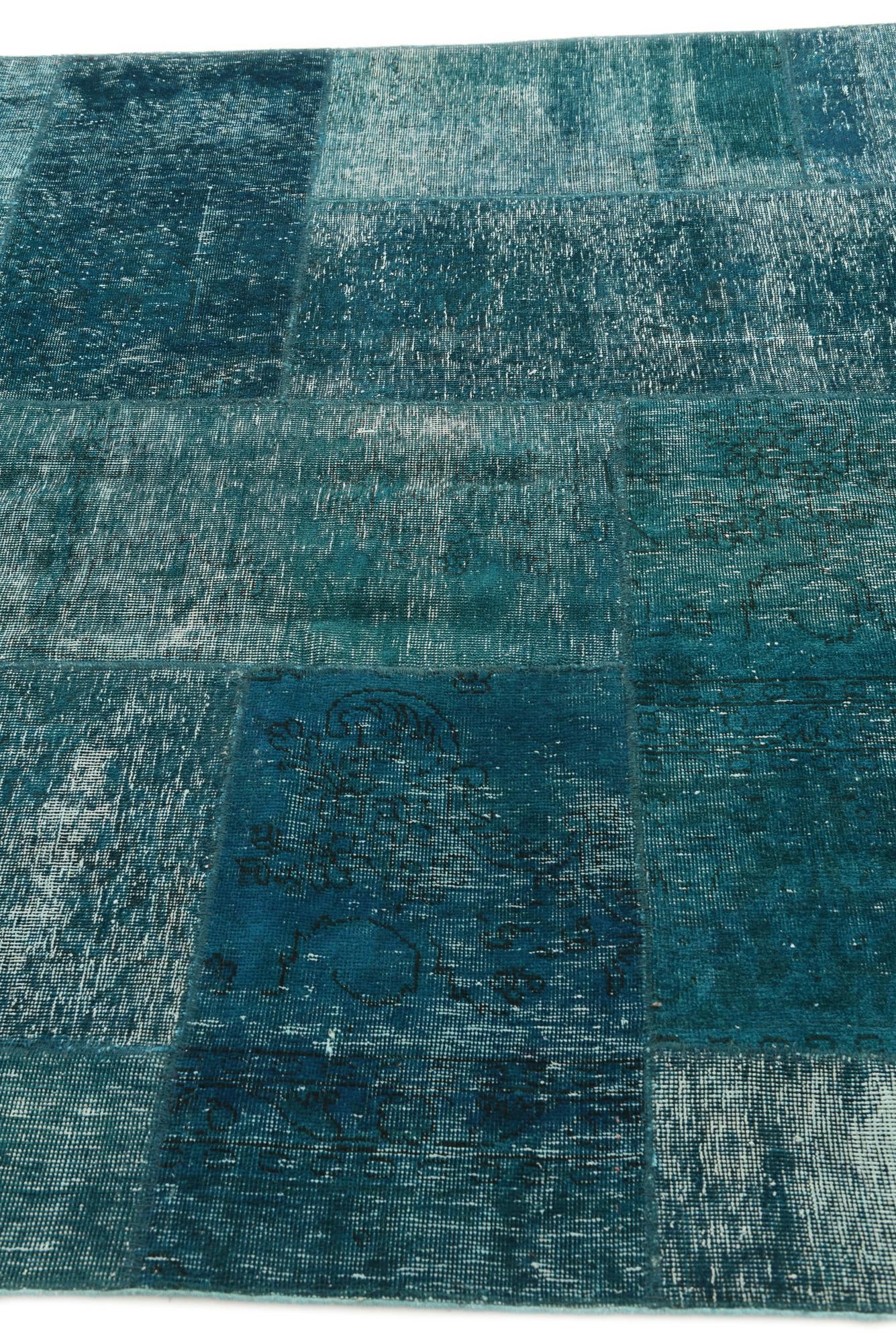 5' 10 x 8' 5 Hand Knotted Ultra Vintage Persian Wool Rug