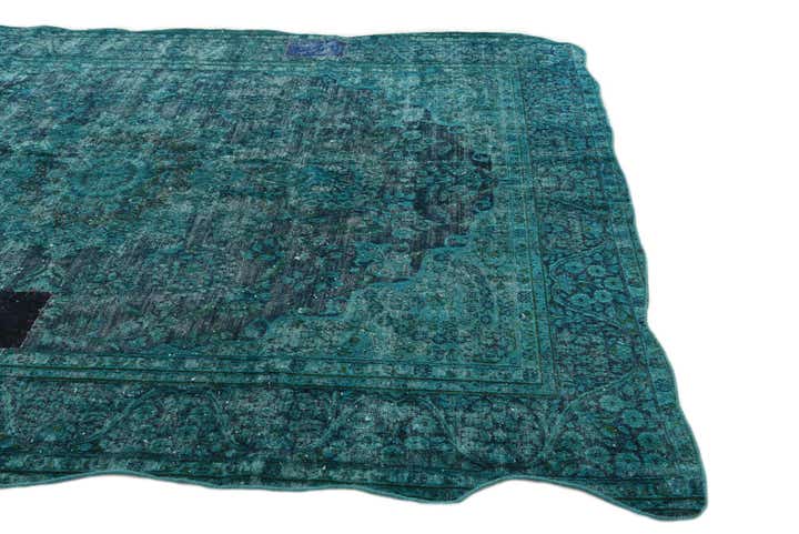 6' 10 x 9' 5 Hand Knotted Ultra Vintage Persian Wool Rug