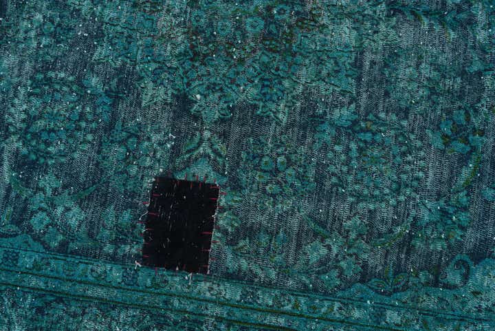 6' 10 x 9' 5 Hand Knotted Ultra Vintage Persian Wool Rug