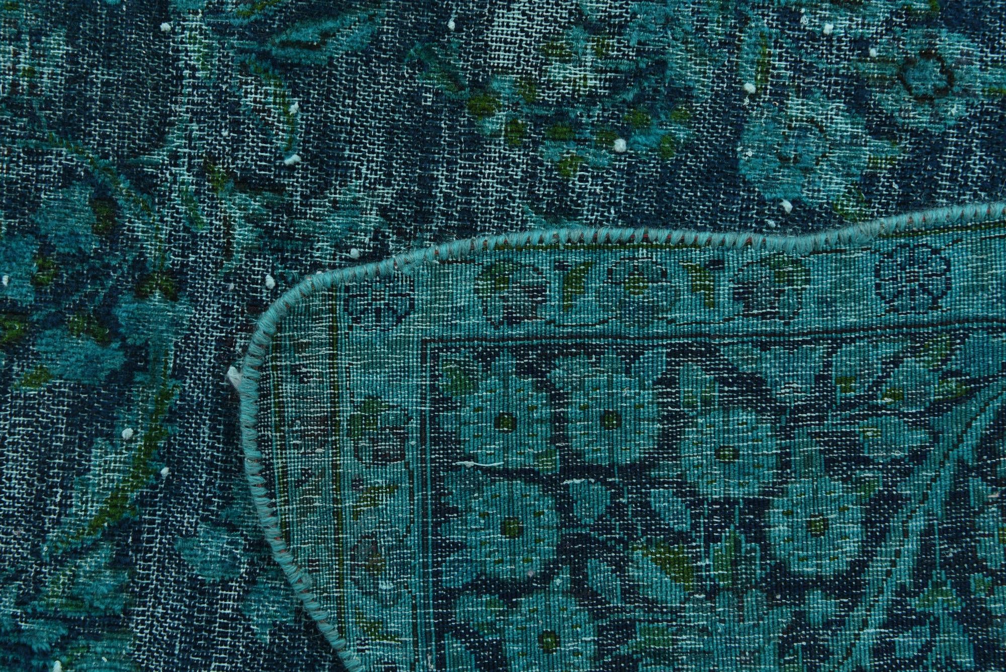 6' 10 x 9' 5 Hand Knotted Ultra Vintage Persian Wool Rug