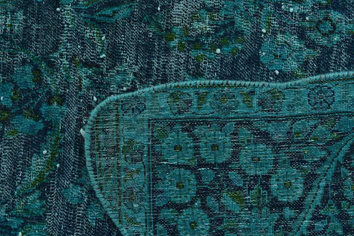 6' 10 x 9' 5 Hand Knotted Ultra Vintage Persian Wool Rug