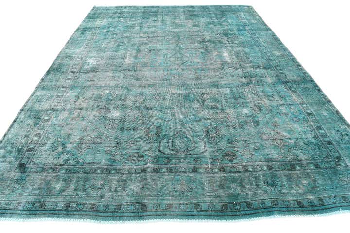 9' 6 x 12' 9 Hand Knotted Ultra Vintage Persian Wool Rug