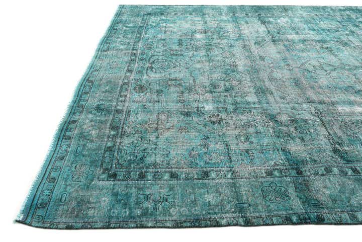 9' 6 x 12' 9 Hand Knotted Ultra Vintage Persian Wool Rug