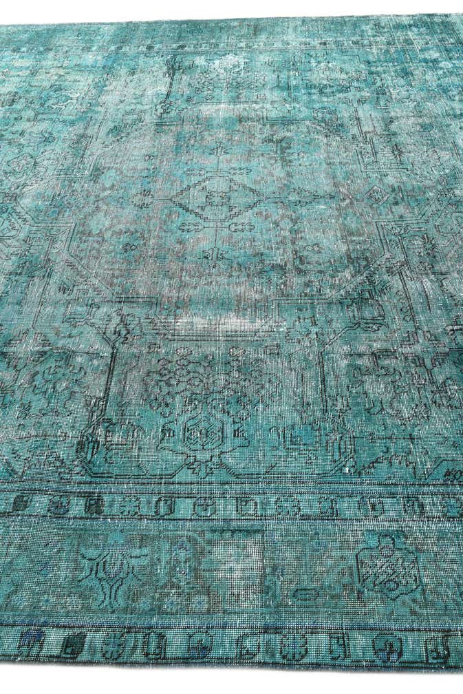 9' 6 x 12' 9 Hand Knotted Ultra Vintage Persian Wool Rug