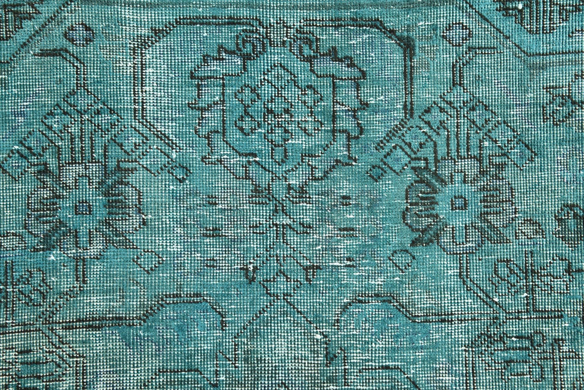 9' 6 x 12' 9 Hand Knotted Ultra Vintage Persian Wool Rug