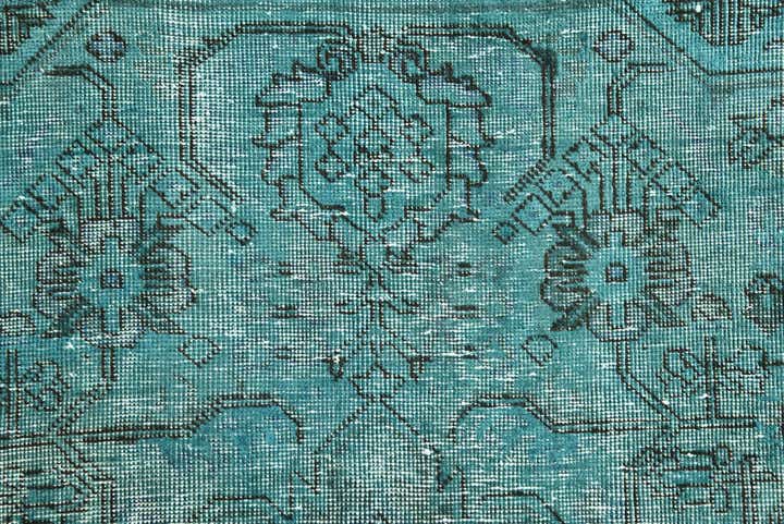 9' 6 x 12' 9 Hand Knotted Ultra Vintage Persian Wool Rug