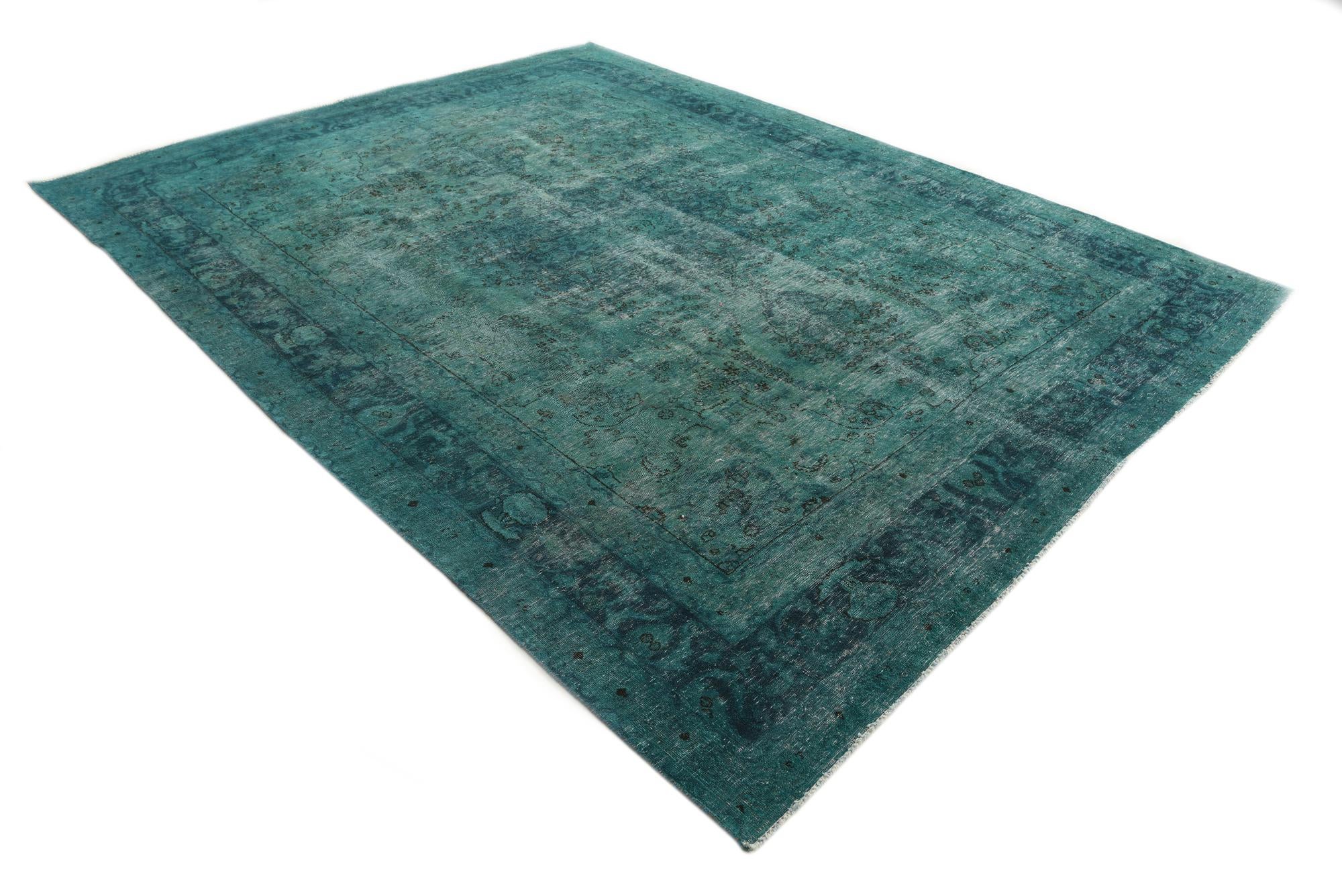 9' 5 x 12' 3 Hand Knotted Ultra Vintage Persian Wool Rug