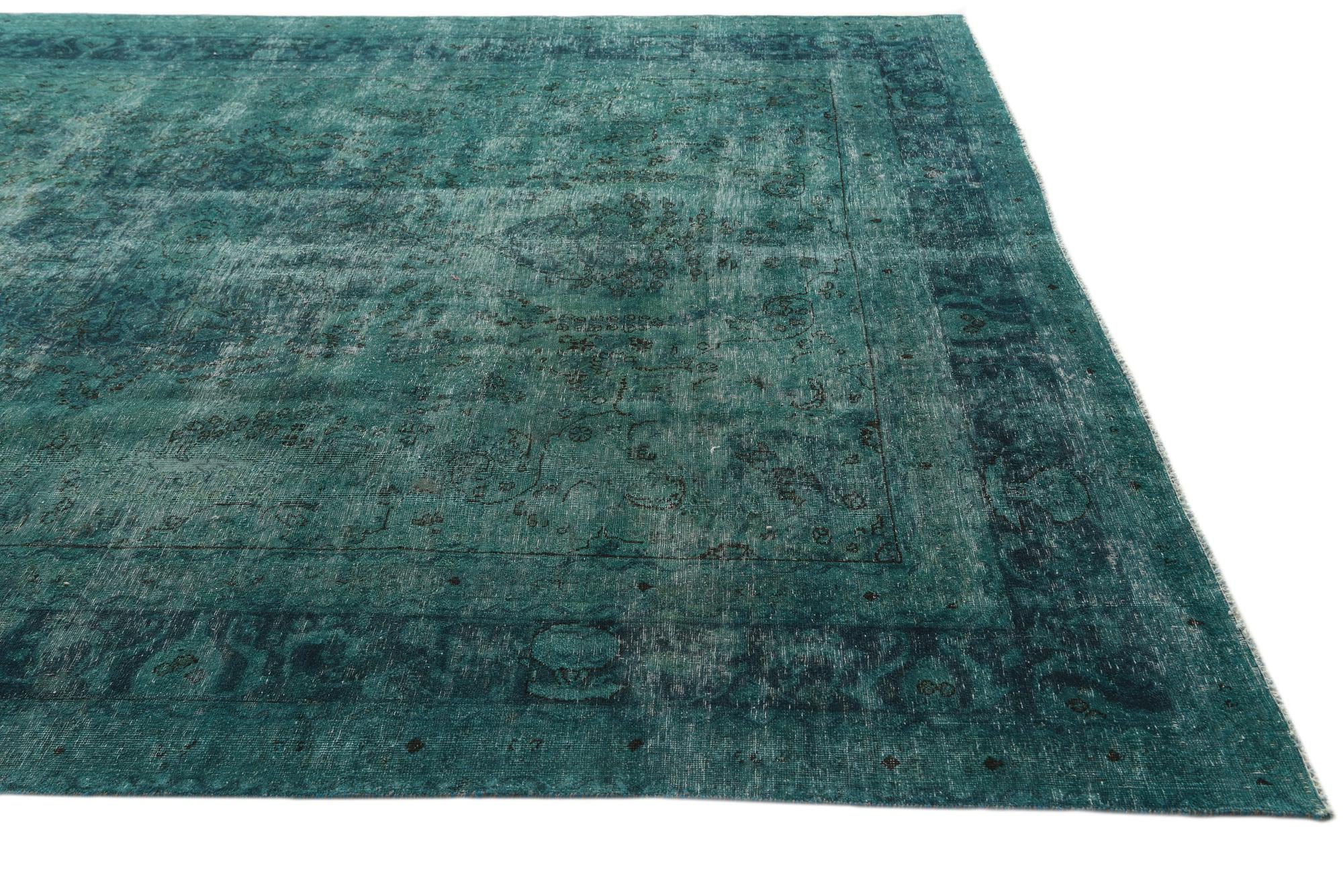 9' 5 x 12' 3 Hand Knotted Ultra Vintage Persian Wool Rug