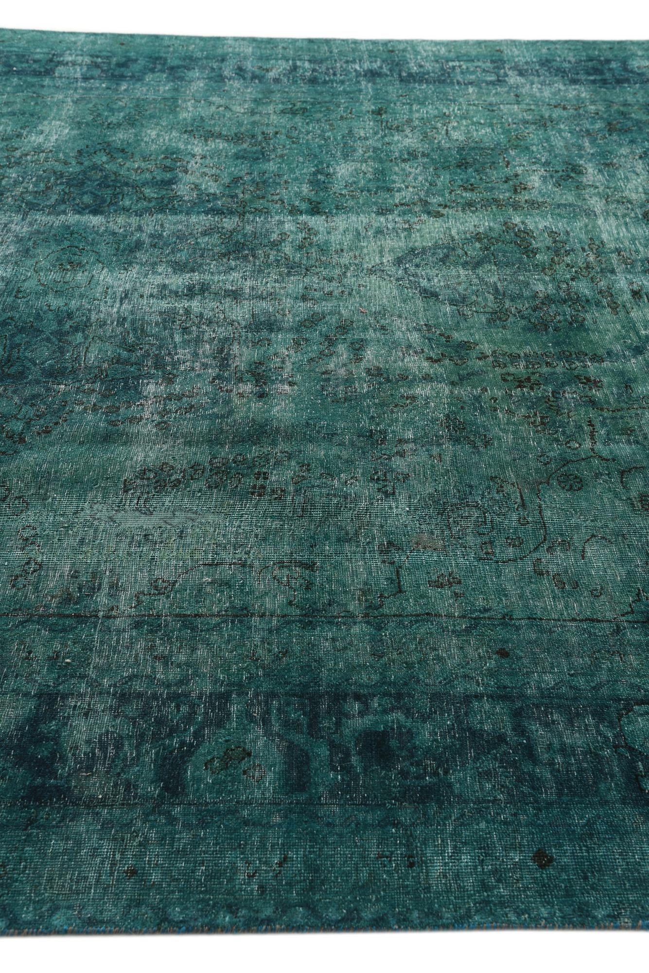 9' 5 x 12' 3 Hand Knotted Ultra Vintage Persian Wool Rug