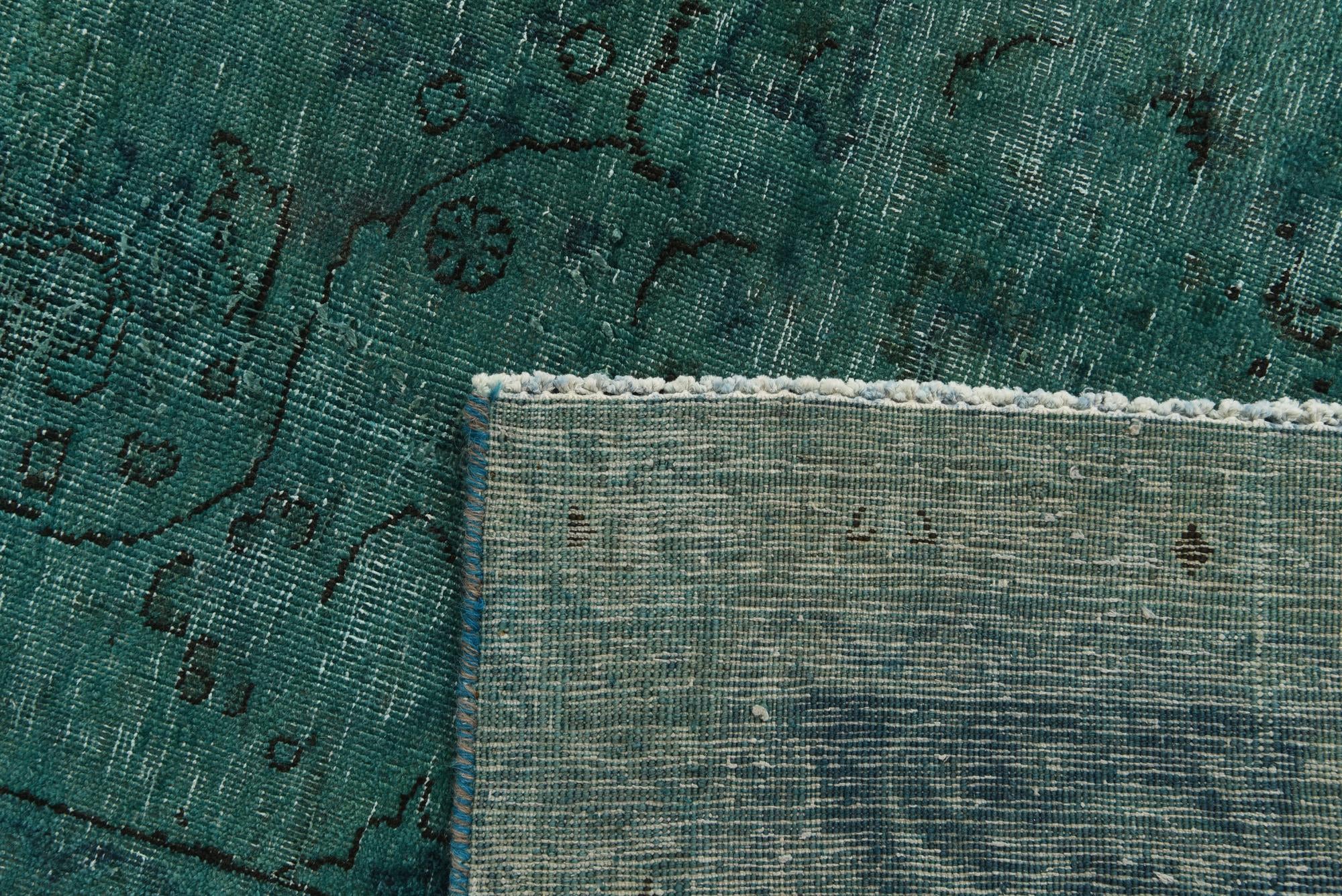 9' 5 x 12' 3 Hand Knotted Ultra Vintage Persian Wool Rug
