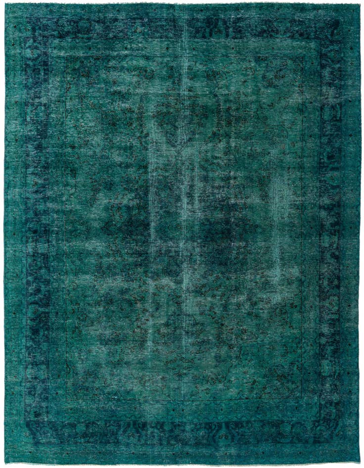 Detail image of 9' 5 x 12' 3 Hand Knotted Ultra Vintage Persian Wool Rug