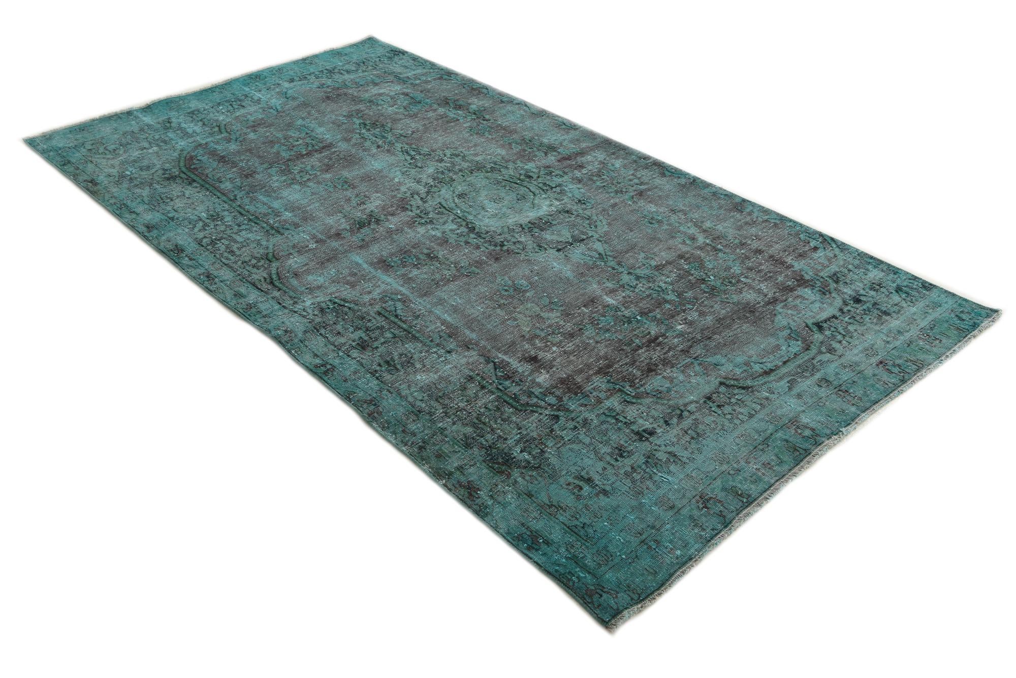 5' 3 x 9' 4 Hand Knotted Ultra Vintage Persian Wool Rug
