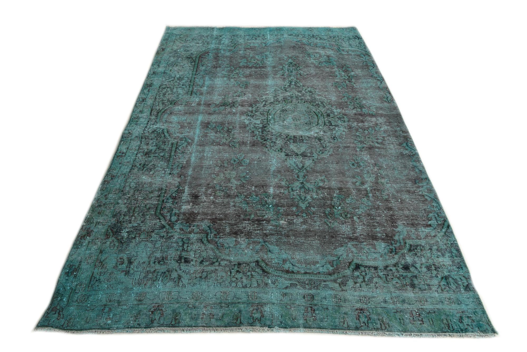 5' 3 x 9' 4 Hand Knotted Ultra Vintage Persian Wool Rug