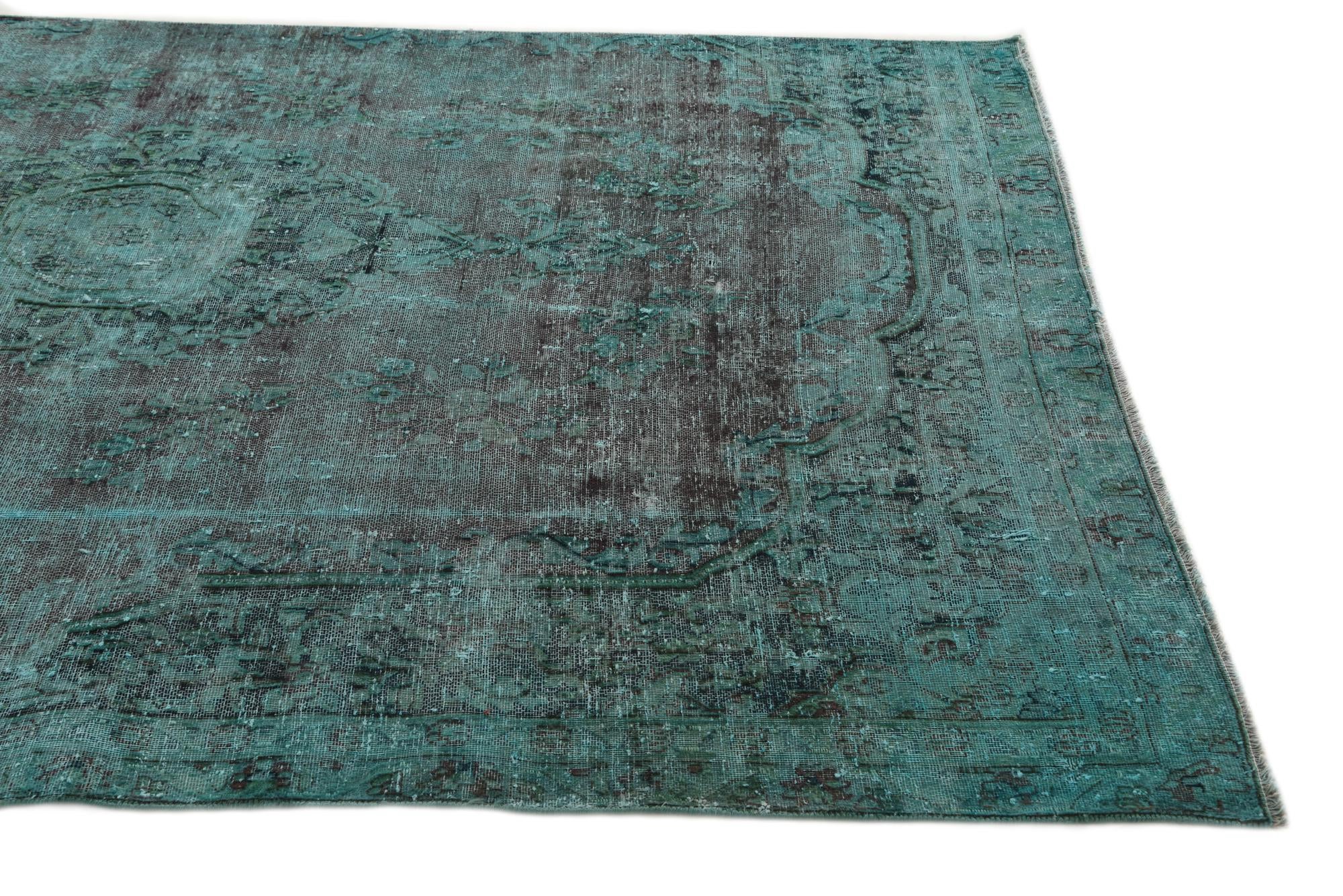 5' 3 x 9' 4 Hand Knotted Ultra Vintage Persian Wool Rug