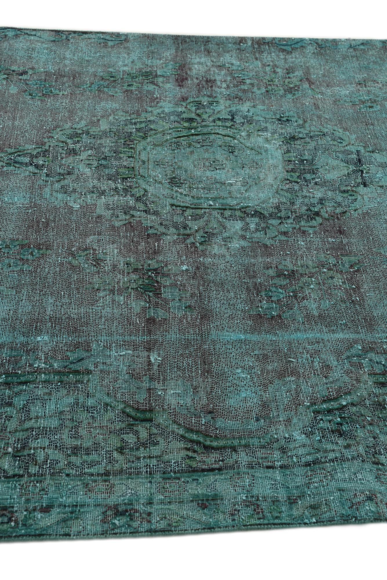 5' 3 x 9' 4 Hand Knotted Ultra Vintage Persian Wool Rug