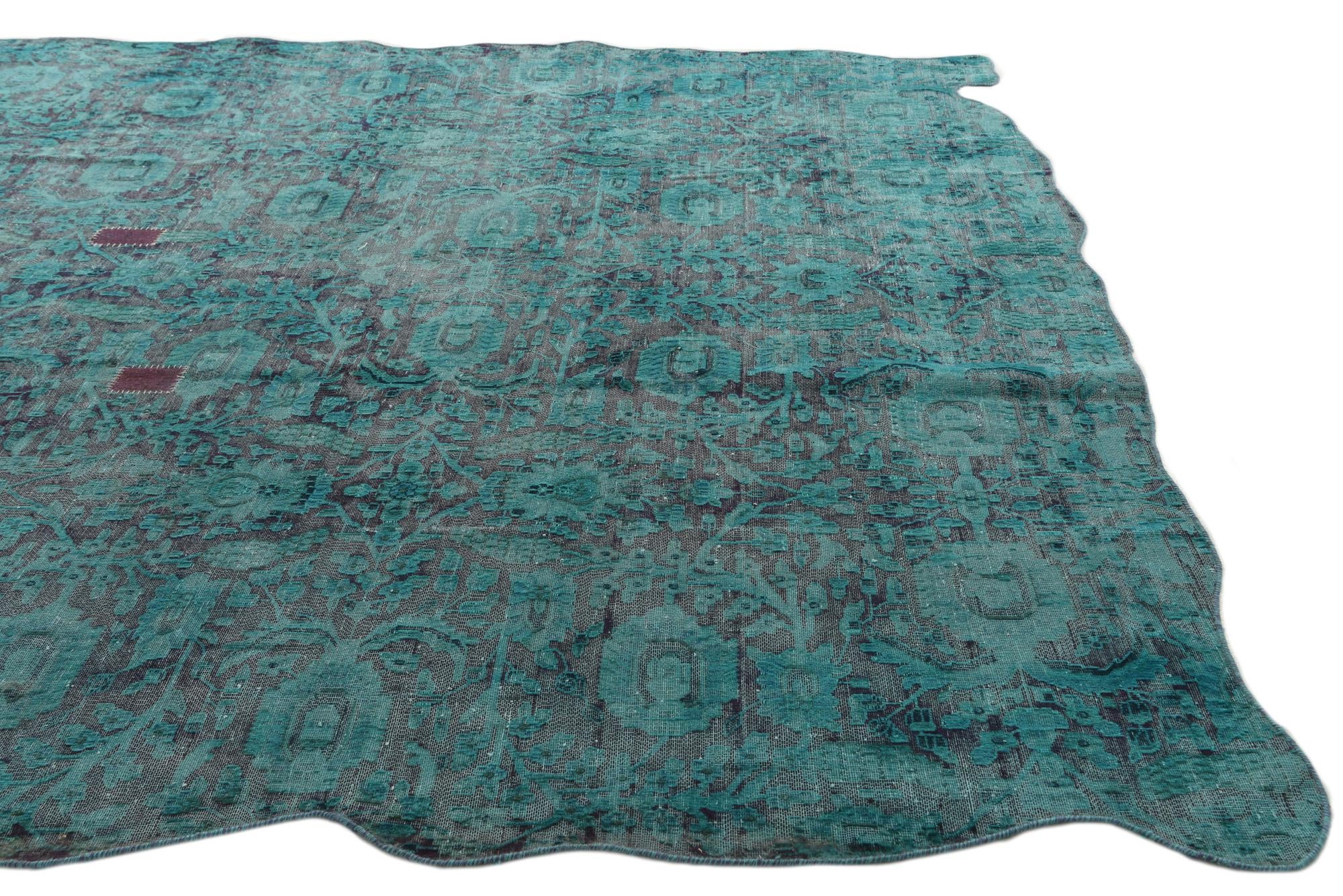 9' 9 x 13' 1 Hand Knotted Ultra Vintage Persian Wool Rug