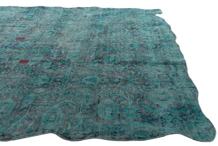 9' 9 x 13' 1 Hand Knotted Ultra Vintage Persian Wool Rug