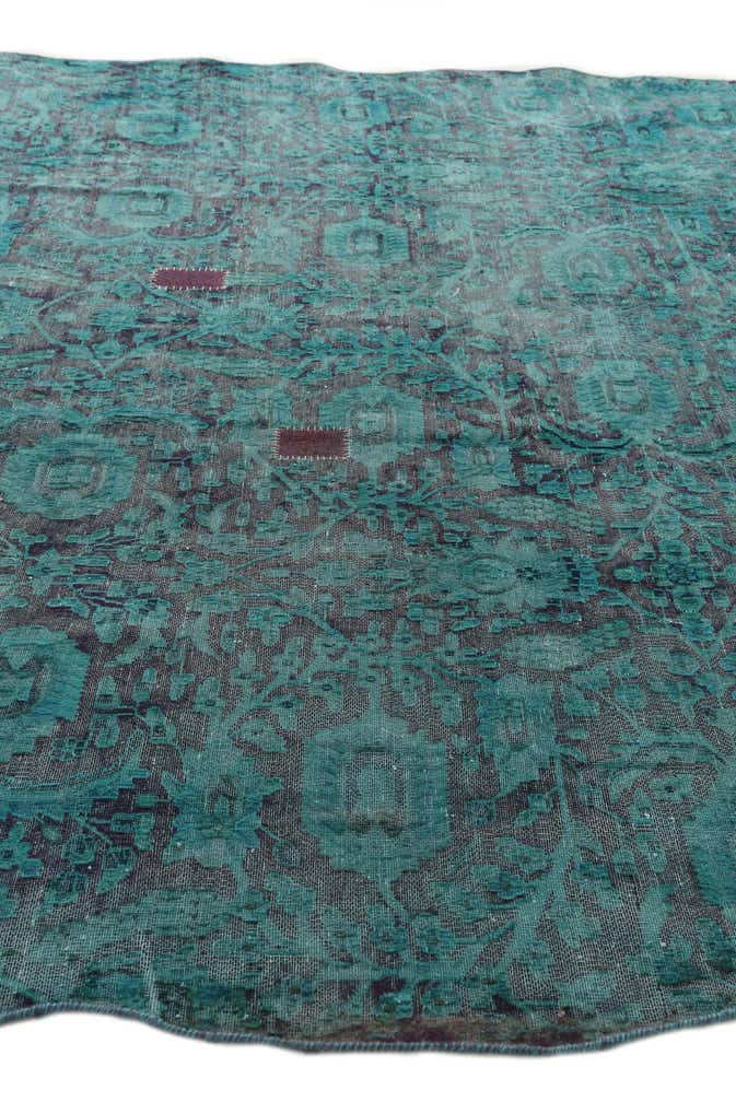 9' 9 x 13' 1 Hand Knotted Ultra Vintage Persian Wool Rug