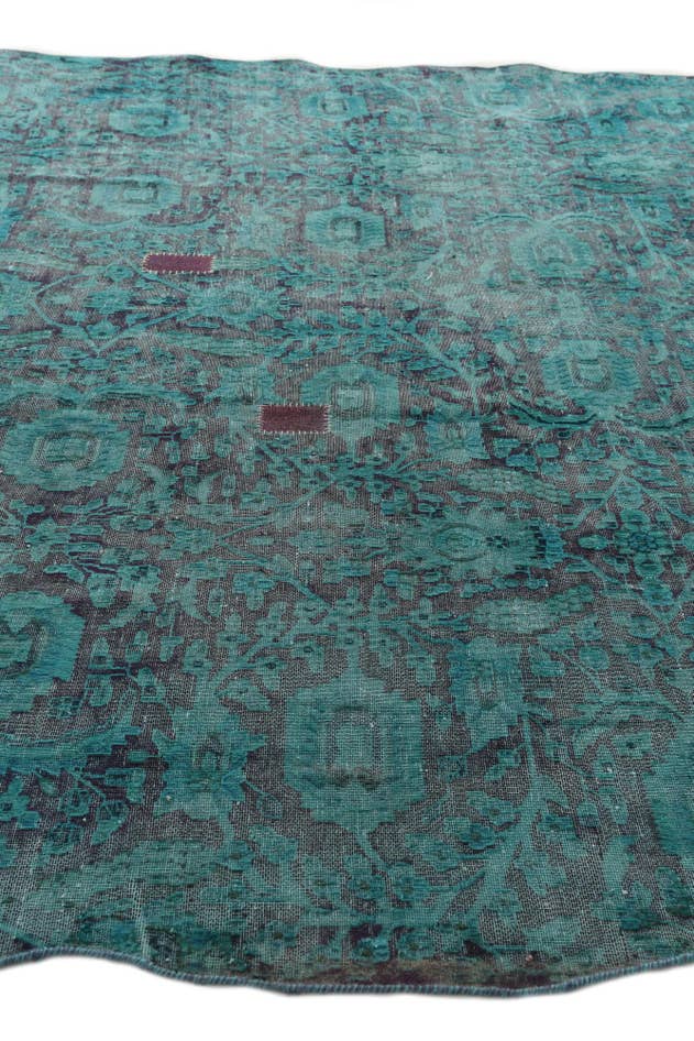 Detail image of 9' 9 x 13' 1 Hand Knotted Ultra Vintage Persian Wool Rug