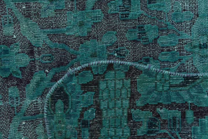 9' 9 x 13' 1 Hand Knotted Ultra Vintage Persian Wool Rug