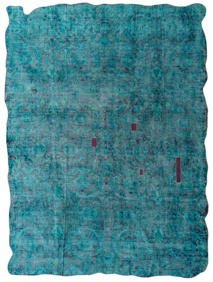 9' 9 x 13' 1 Hand Knotted Ultra Vintage Persian Wool Rug