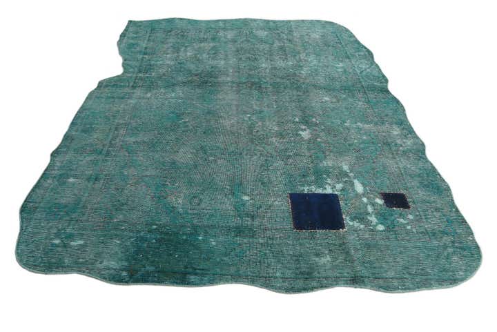 6' 6 x 9' 3 Hand Knotted Ultra Vintage Persian Wool Rug