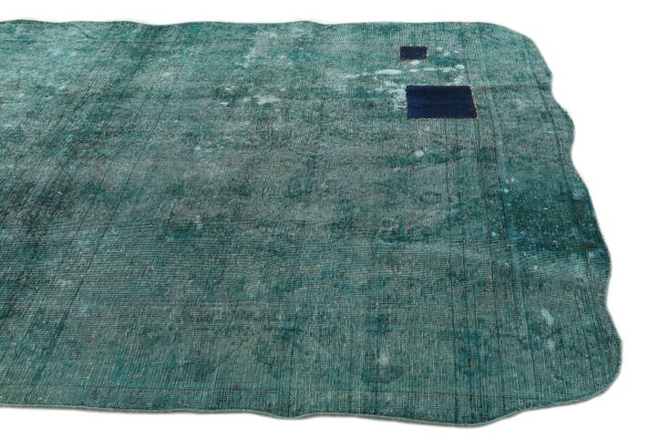 Detail image of 6' 6 x 9' 3 Hand Knotted Ultra Vintage Persian Wool Rug
