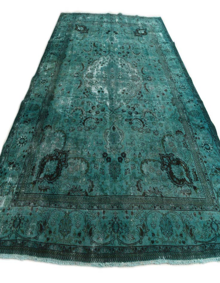 Detail image of 9' 9 x 12' 6  Hand Knotted Ultra Vintage Persian Wool Rug