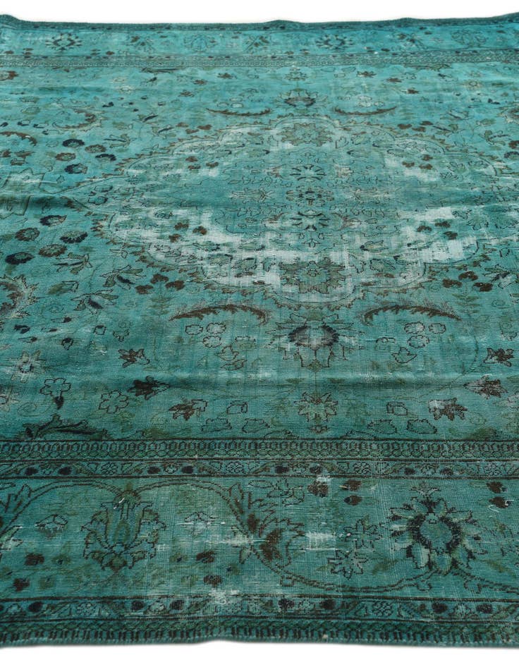 Detail image of 9' 9 x 12' 6  Hand Knotted Ultra Vintage Persian Wool Rug