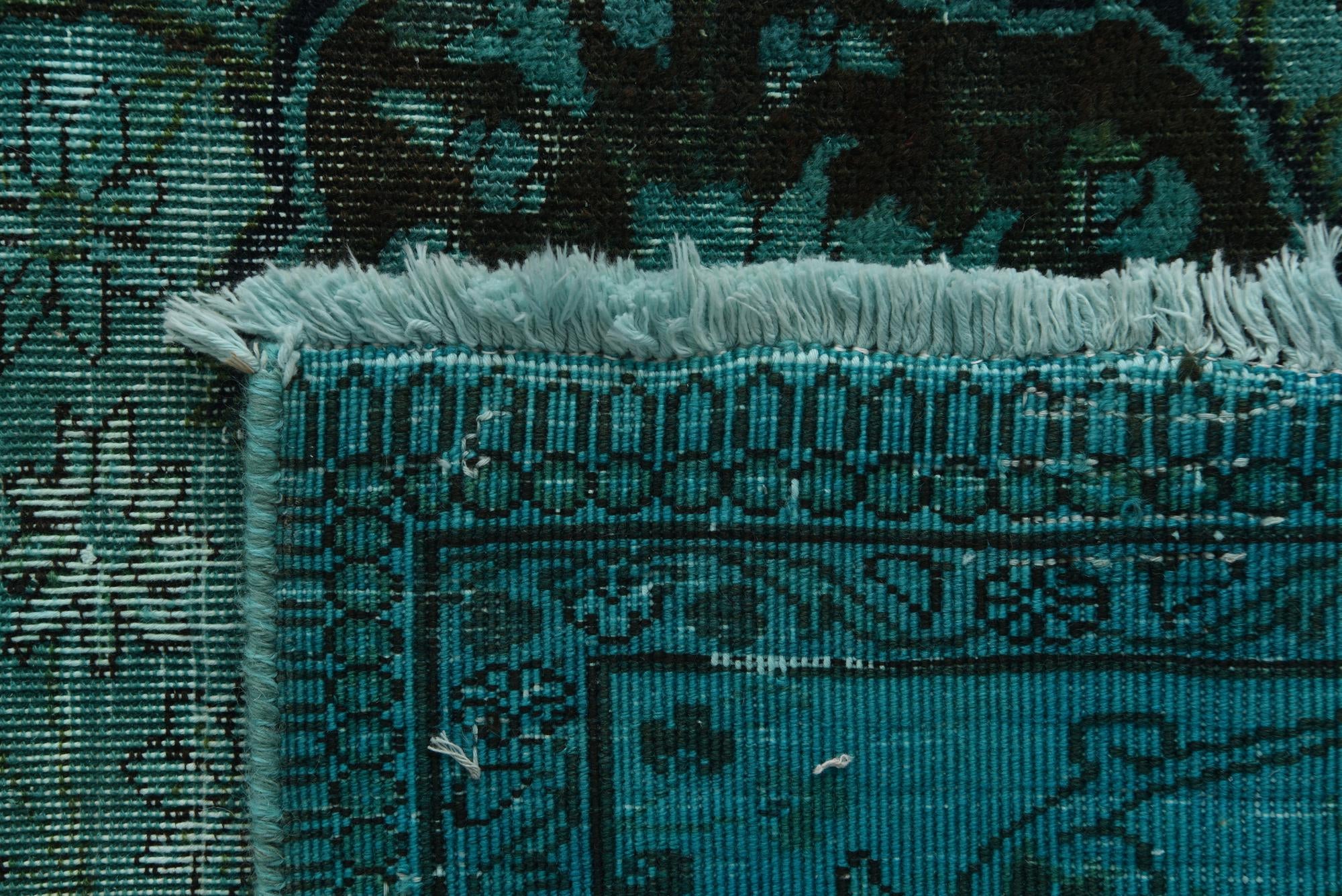 9' 9 x 12' 6 Hand Knotted Ultra Vintage Persian Wool Rug