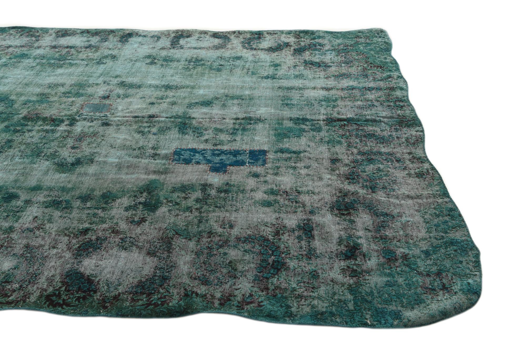 8' 8 x 11' 6 Hand Knotted Ultra Vintage Persian Wool Rug