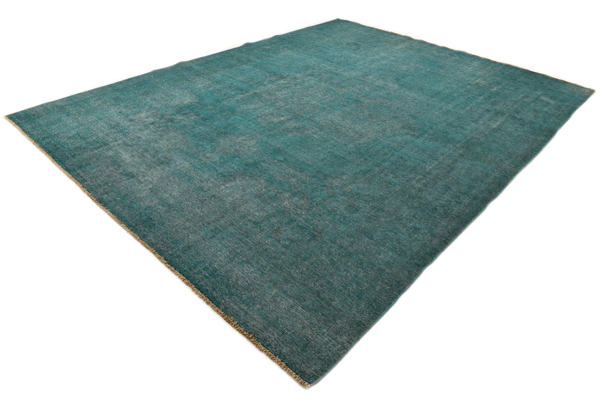9' 6 x 12' 6 Hand Knotted Ultra Vintage Persian Wool Rug