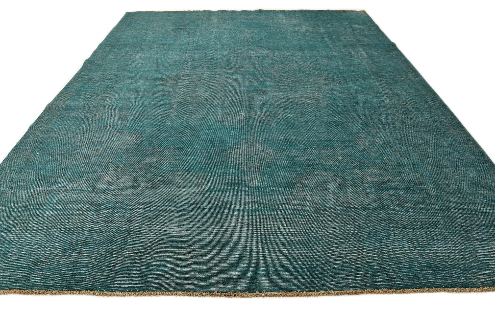 9' 6 x 12' 6 Hand Knotted Ultra Vintage Persian Wool Rug