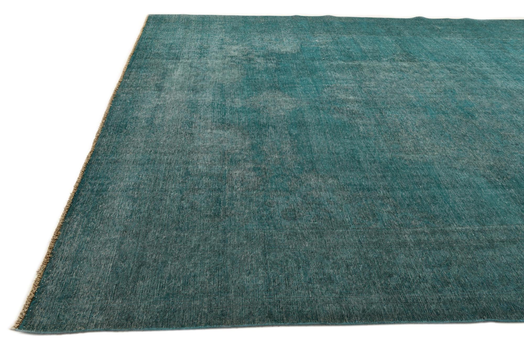 9' 6 x 12' 6 Hand Knotted Ultra Vintage Persian Wool Rug