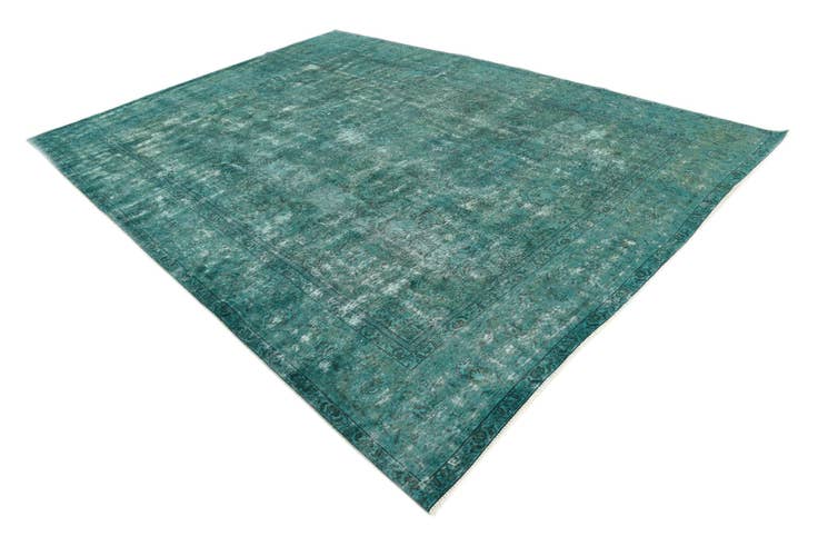 Detail image of 9' 5 x 12' 9 Hand Knotted Ultra Vintage Persian Wool Rug