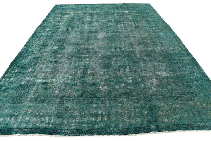 Detail image of 9' 5 x 12' 9 Hand Knotted Ultra Vintage Persian Wool Rug