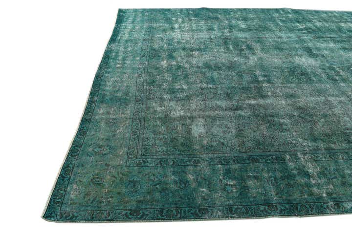 9' 5 x 12' 9 Hand Knotted Ultra Vintage Persian Wool Rug