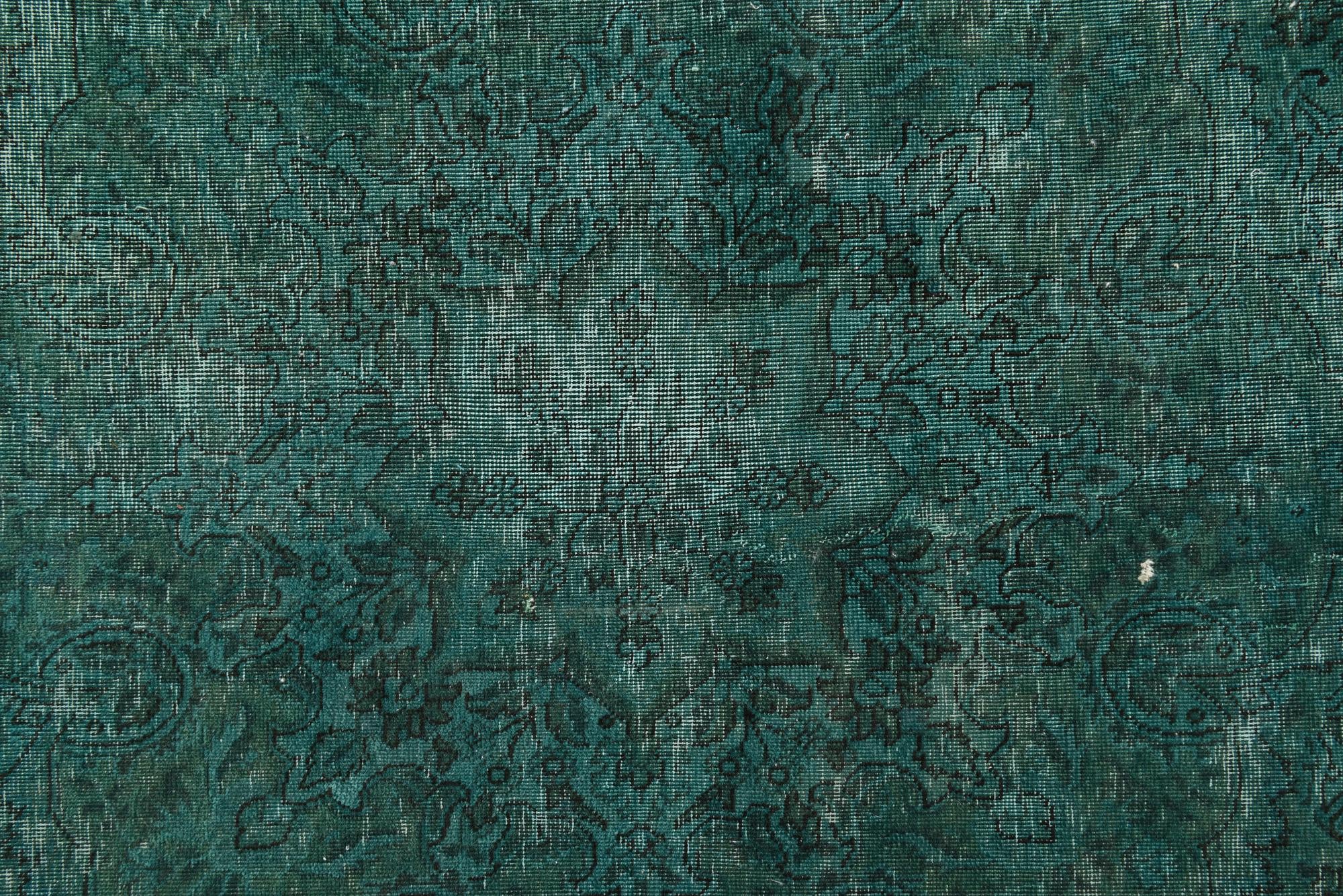 9' 5 x 12' 9 Hand Knotted Ultra Vintage Persian Wool Rug