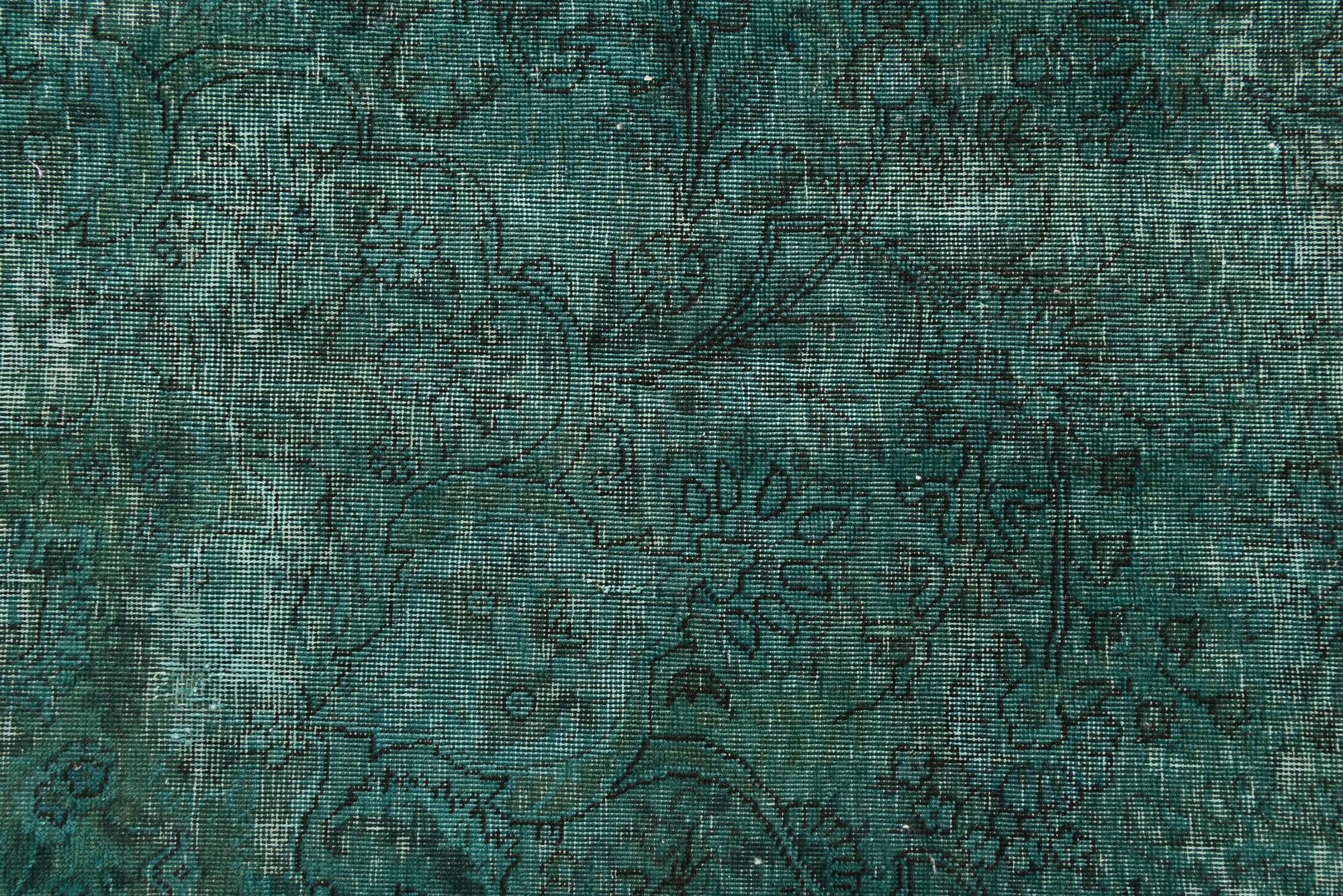 9' 5 x 12' 9 Hand Knotted Ultra Vintage Persian Wool Rug
