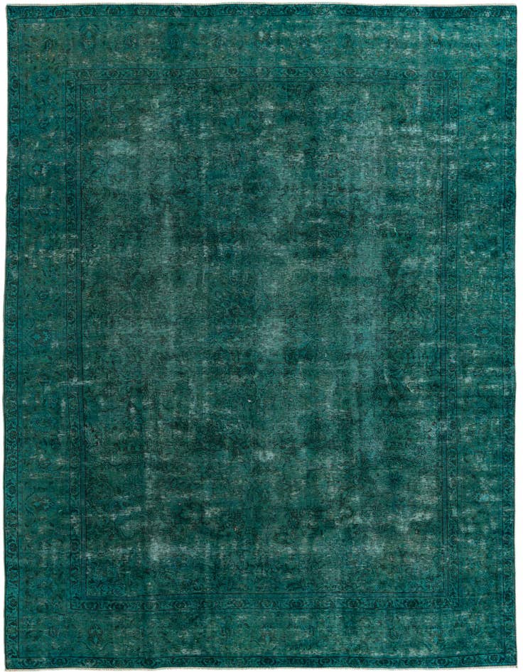 Detail image of 9' 5 x 12' 9 Hand Knotted Ultra Vintage Persian Wool Rug