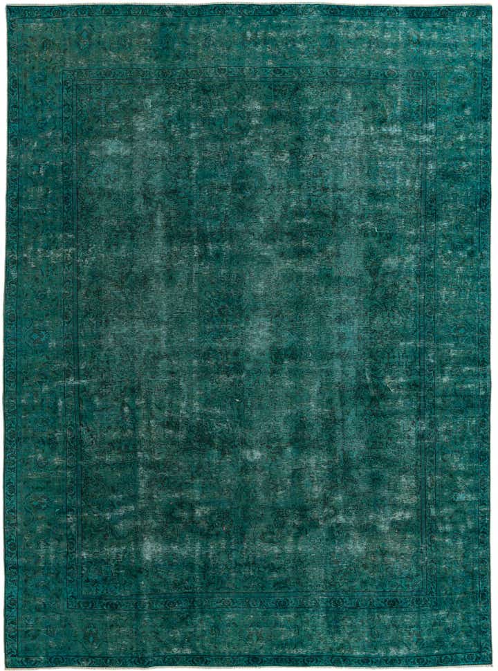 9' 5 x 12' 9 Hand Knotted Ultra Vintage Persian Wool Rug