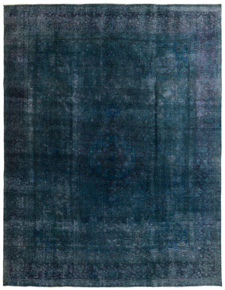 Detail image of 9' 7 x 12' 6 Hand Knotted Ultra Vintage Persian Wool Rug