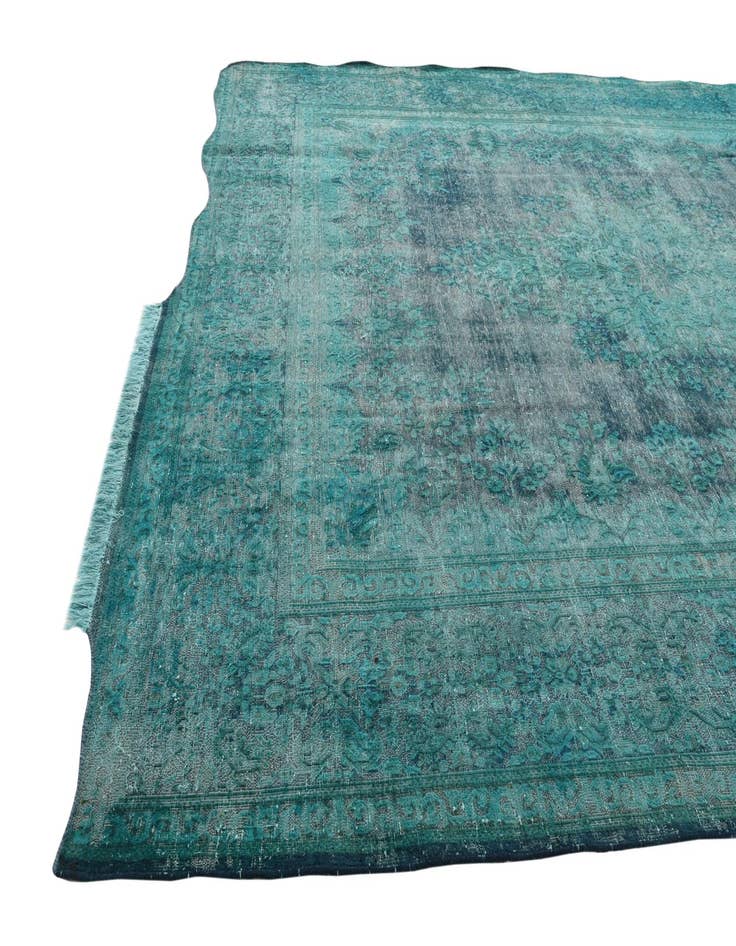 Detail image of 9' 8 x 12' 8  Hand Knotted Ultra Vintage Persian Wool Rug