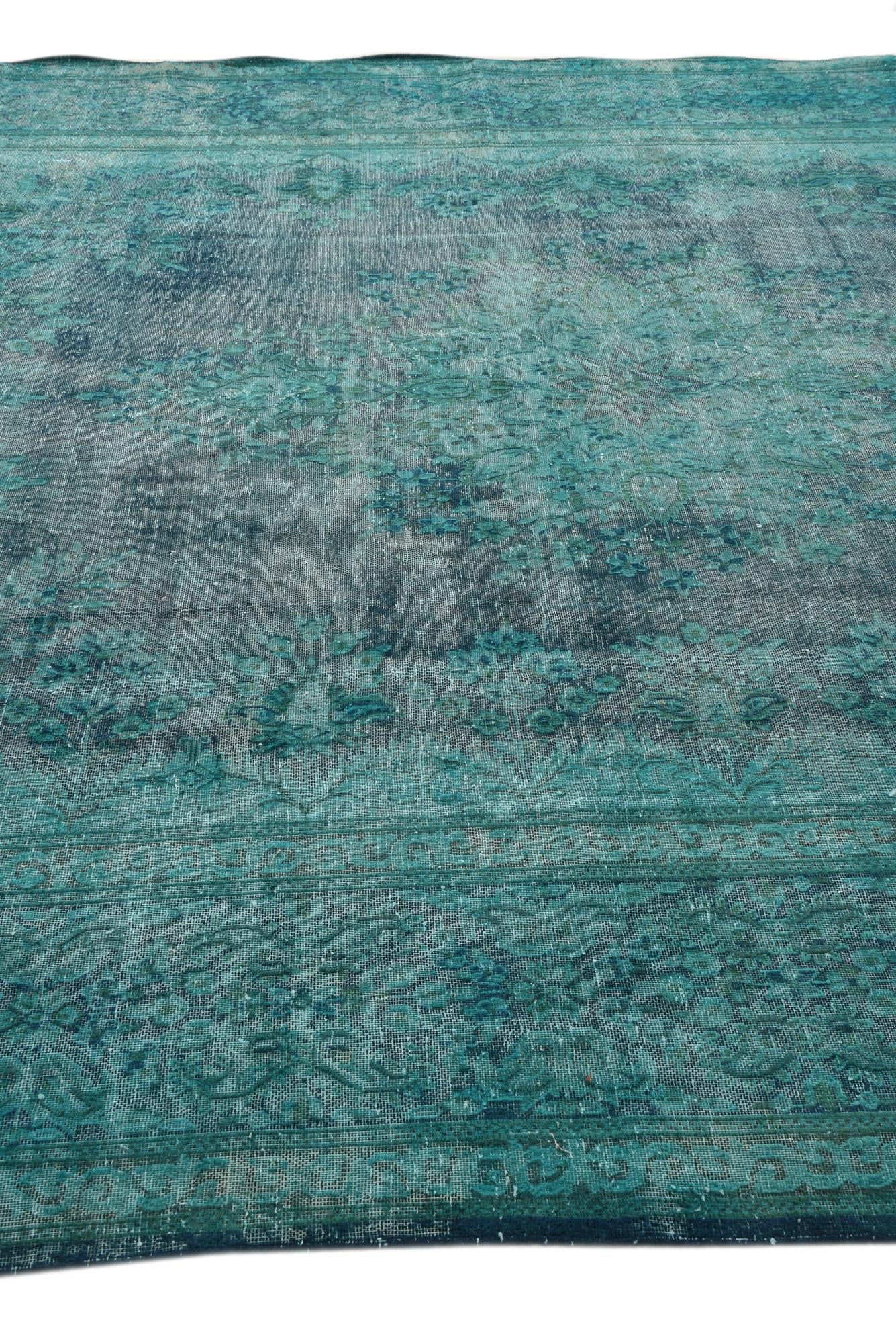 295cm x 385cm Hand Knotted Ultra Vintage Persian Wool Rug